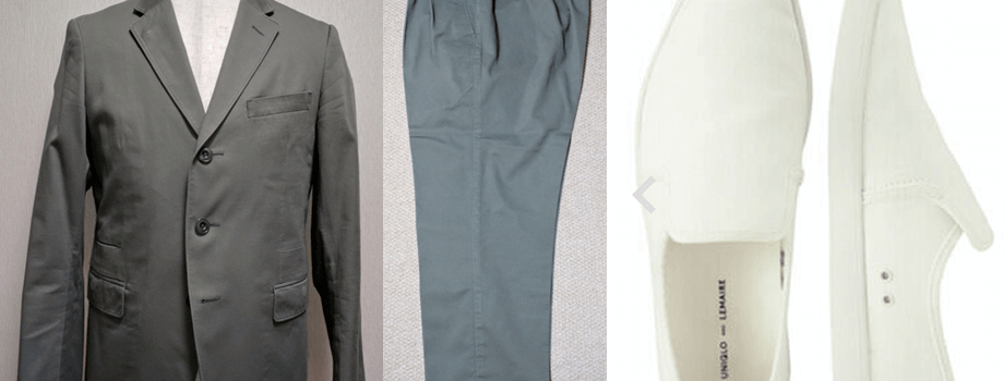 （2016SS Uniqlo and Lemaire） の洋服のデザインと靴のデザインの相性について